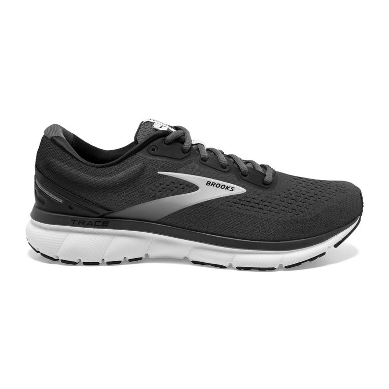 Brooks TRACE Adaptive Road Running Shoes Mens Sale - Black/Blackened Pearl/Grey (THP160357)